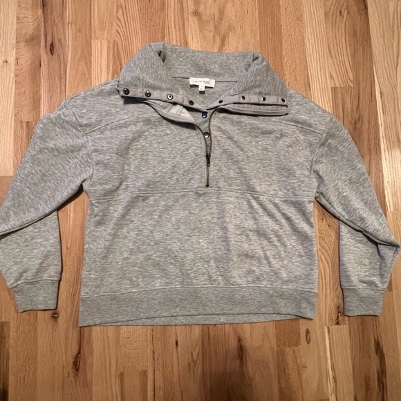 Grey half zip sweater - Picture 2 of 2